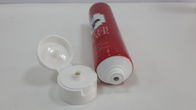 Tubo de empaquetado cosmético con la impresión flexible, tornillo del papel de aluminio en el casquillo