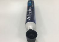 botella modificada para requisitos particulares 180g de la crema dental del casquillo con la barrera de aluminización redonda laminada