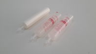 Broche disponible del plástico del cosmético del tubo del tornillo que empaqueta para el hotel y el empaquetado del viaje