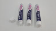 crema dental plástica estándar del tubo de crema dental de la muestra de la prueba 30g ISO GMP que empaqueta para el viaje del hotel