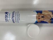 Tubos de aluminio que empaquetan, tubo de la impresión flexible de Lami para la crema dental del animal doméstico