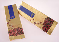 Embalaje flexible ISO 9001 de la comida del bolso de la comida del papel de parte inferior plana de tres sellos