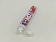 tubo de crema dental laminado 50g de los niños que empaqueta el tornillo acanalado cónico en el casquillo