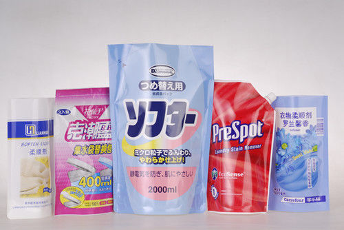 Cosméticos personalizados Embalaje flexible Bolsa laminada para champú, jabón para manos