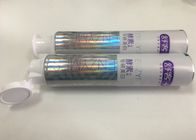 Tubo de crema dental claro compacto, tubo laminado que empaqueta con el sellado del laser