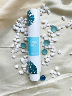 Tubo laminado de lujo de papel caliente y estampado en frío con colores de papel metálico personalizados para envases cosméticos premium