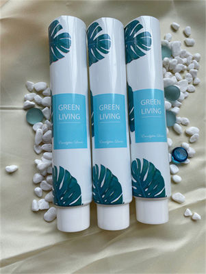 Tubo laminado de lujo de papel caliente y estampado en frío con colores de papel metálico personalizados para envases cosméticos premium