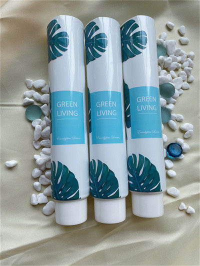 Tubo laminado de lujo de papel caliente y estampado en frío con colores de papel metálico personalizados para envases cosméticos premium