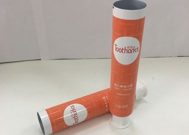 Tubo de crema dental laminado web blanca de ABL 250/12 que empaqueta con el doctor Cap