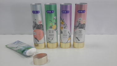 Impresión de sellado de oro elíptica completamente oval de Flexo de la compensación del tubo de crema dental de D35 90g