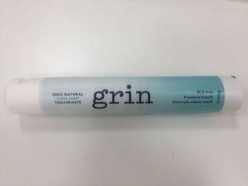 La crema dental redonda 100g ABL de la suave al tacto laminó el tubo con la impresión en offset
